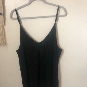 Target black velvet mini dress